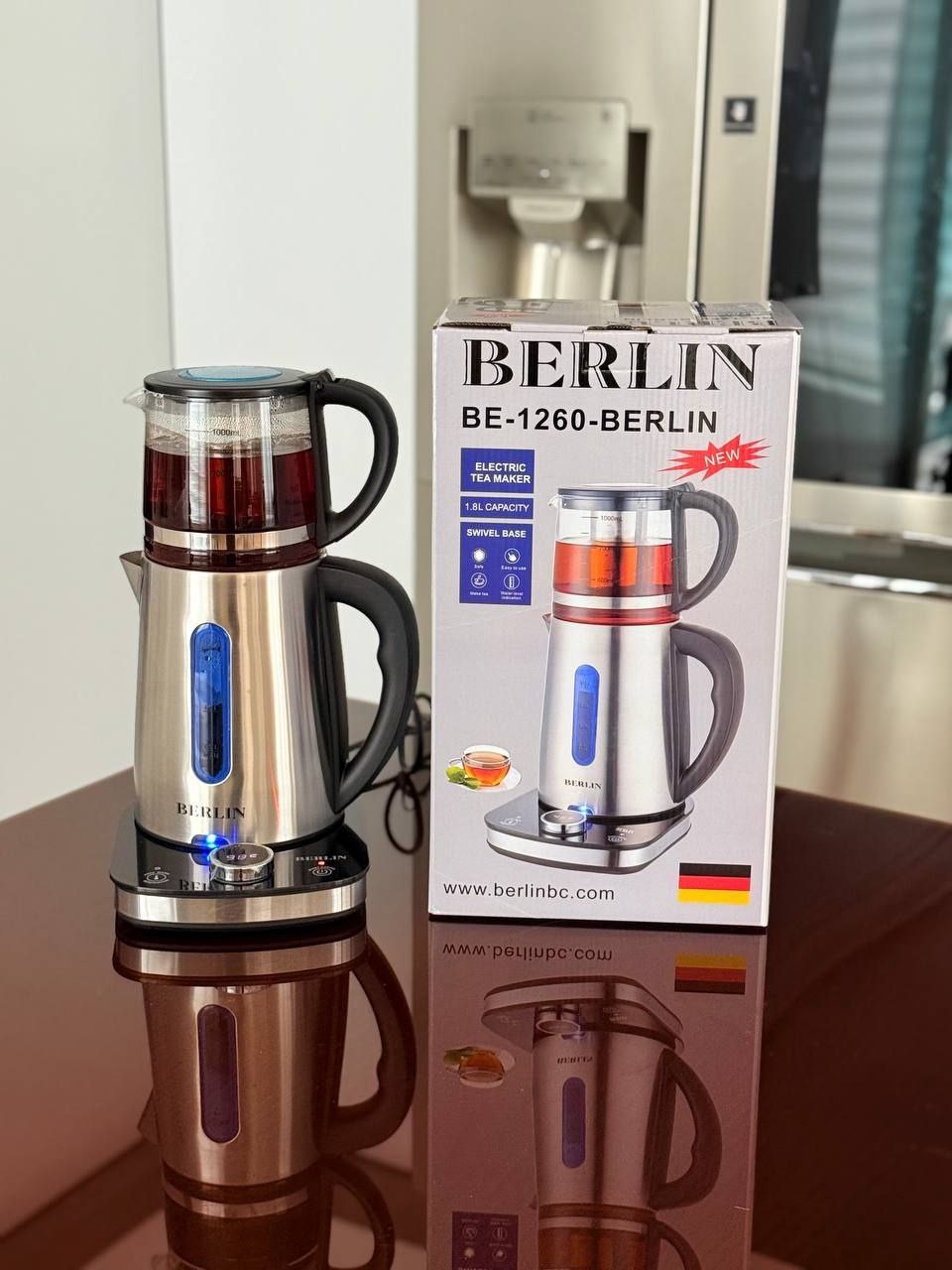 چای ساز روهم برلین مدل BE-1260 تک قوری
